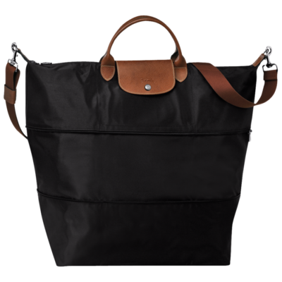 Sac de voyage extensible Le Pliage Longchamp couleur noir