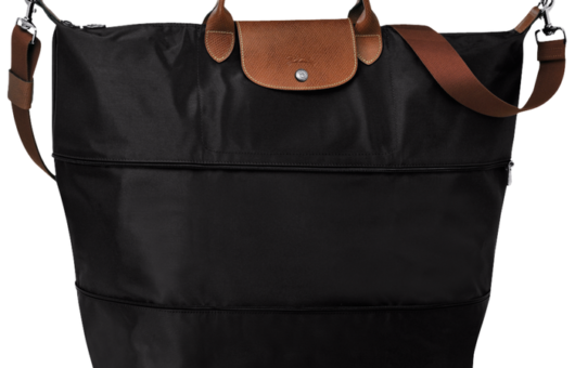 Sac de voyage extensible Le Pliage Longchamp couleur noir
