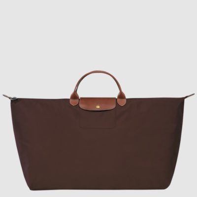 Longchamp Le Pliage Original sac de voyage M Ebenne