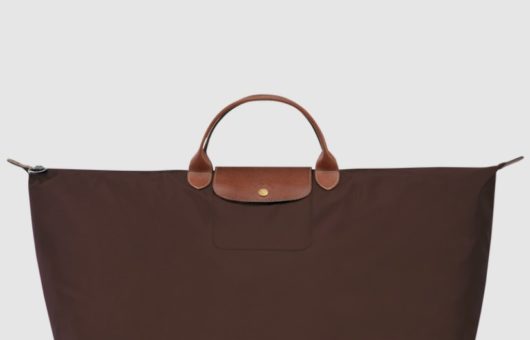Longchamp Le Pliage Original sac de voyage M Ebenne