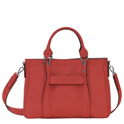 3D sac porté main Longchamp Terracotta