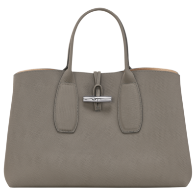 Longchamp Roseau sac porté main XL tourterelle