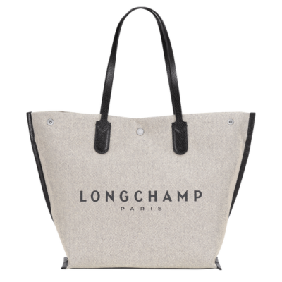 Roseau Essential Longchamp sac porté shopping L écru