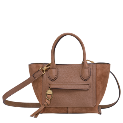 Mailbox Soft Longchamp sac porté main S Cognac