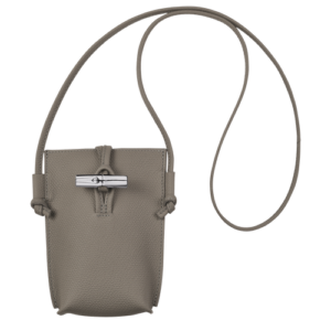 Pochette pour téléphone Roseau de Longchamp, Tourterelle