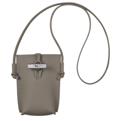 Pochette pour téléphone Roseau de Longchamp, Tourterelle