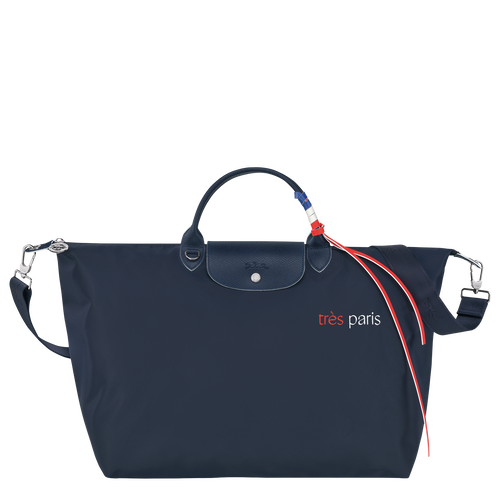 Longchamp Le Pliage Très Paris sac de voyage L marine