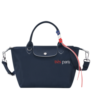 Longchamp Le Pliage Très Paris sac porté main S marine