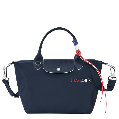 Longchamp Le Pliage Très Paris sac porté main S marine