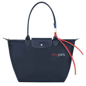 Longchamp Le Pliage Très Paris sac shopping L marine