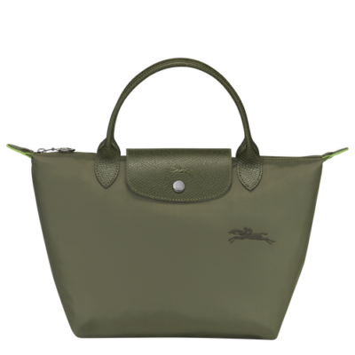 Longchamp Le Pliage Green sac à main S Forêt