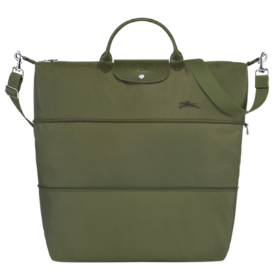 Longchamp Le Pliage Green sac de voyage extensible forêt