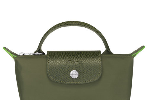 Longchamp Le Pliage Green trousse à cosmétiques forêt