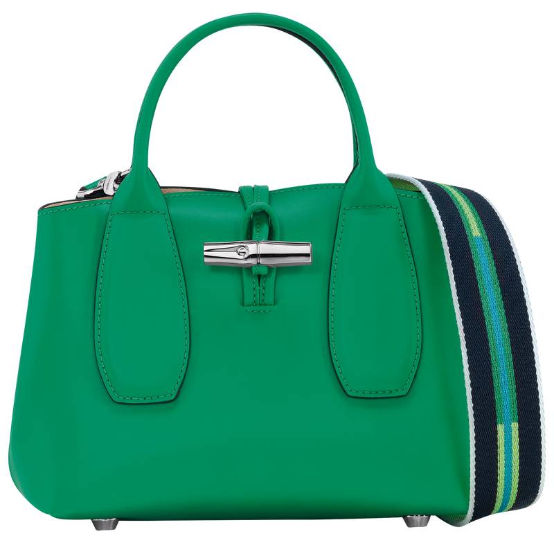 Longchamp - Roseau box sac épaule herbe
