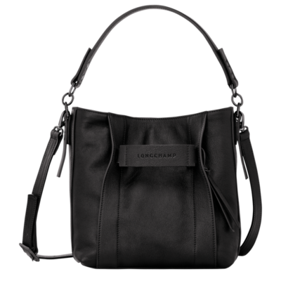 3D de Longchamp sac bandoulière S noir