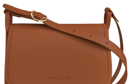 Le Foulonné de Longchamp sac besace S caramel