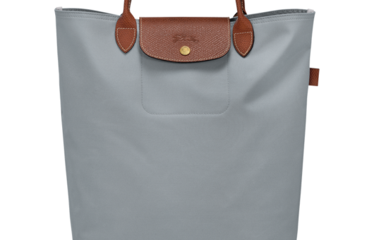 Longchamp Le Pliage Original sac ordinateur acier