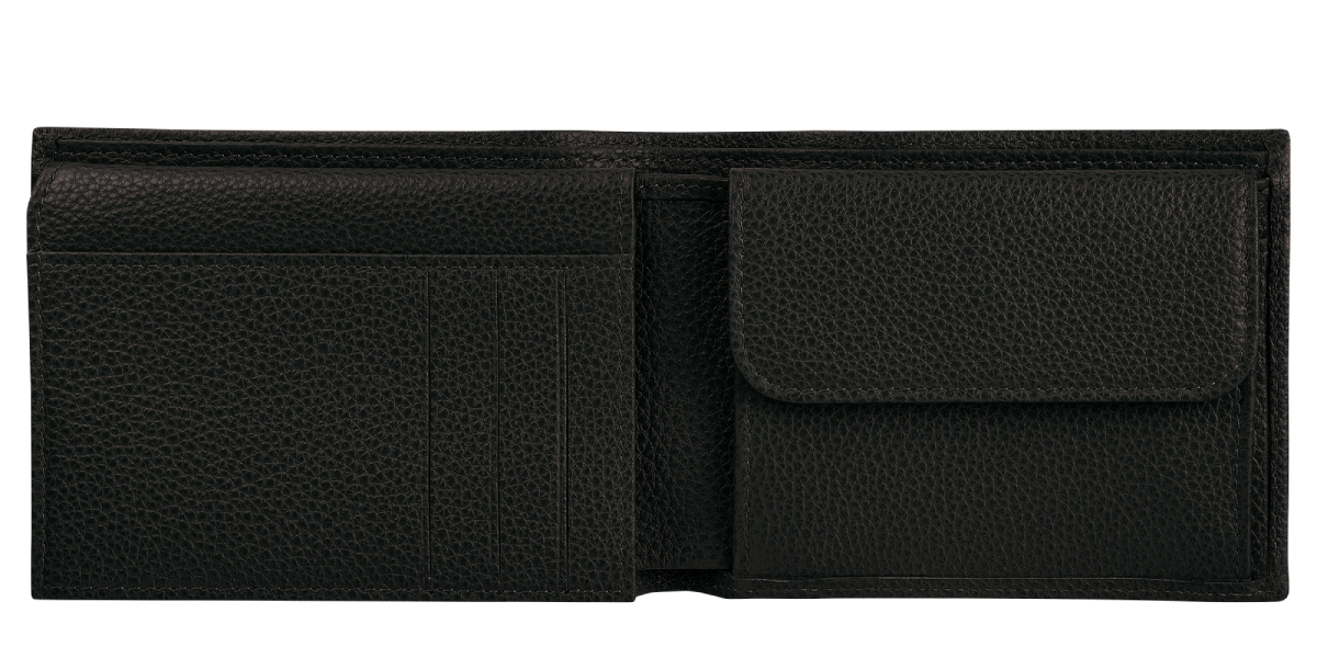 Longchamp portefeuille Le Foulonné noir
